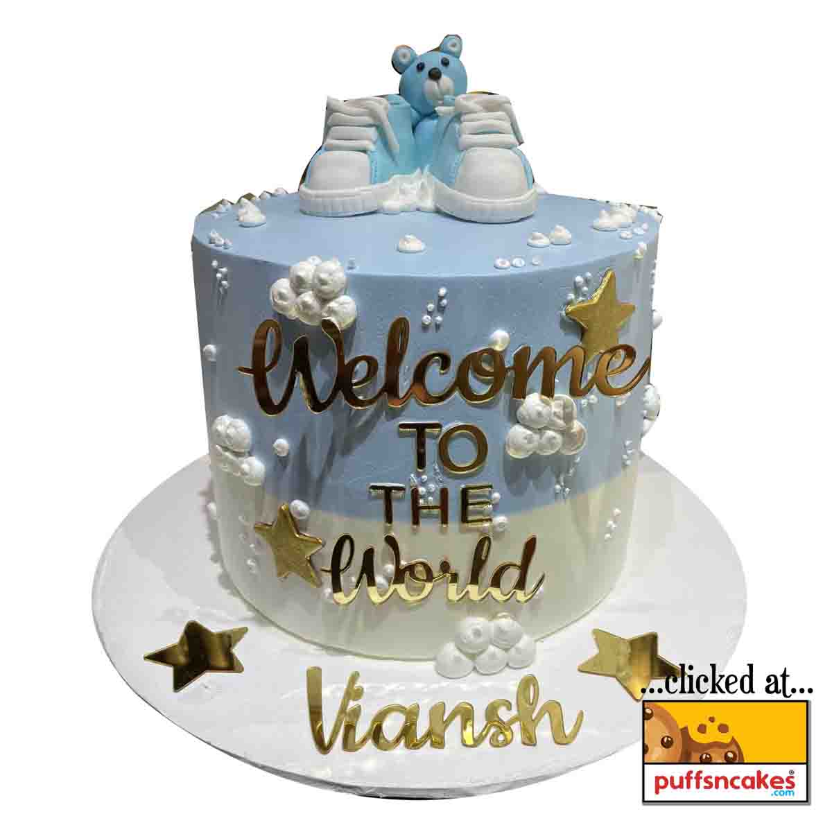 (1257) Welcome Baby Theme Cake